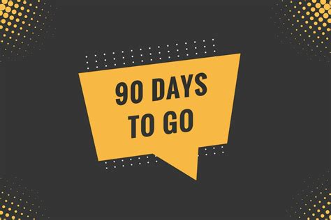 90 days to go countdown template. 90 day Countdown left days banner ...