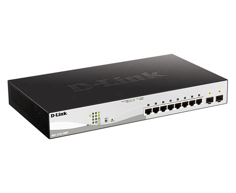 D Link 10 Port Gigabit Smart Managed PoE Switch