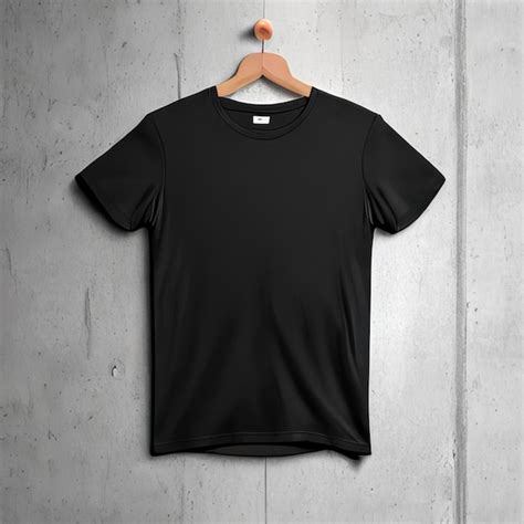 Premium Photo | Fashion mockup black tshirt blank