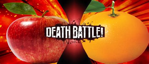 Apple VS Orange (Comparing Apples to Oranges) by TheAlexoChannel152 on DeviantArt