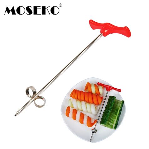 Moseko Pc Manual Spiral Screw Slicer Plastic Pp Steel Wire Rotate