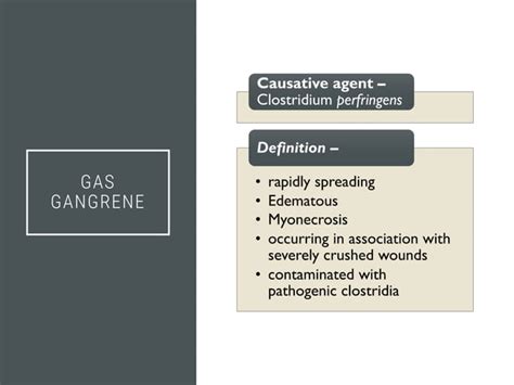 Gas Gangrene Ppt