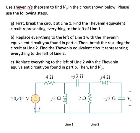 Solved Use Thevenin S Theorem To Find Vo In The Circuit Chegg