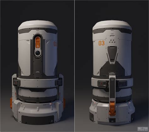 ArtStation Blender SciFi Capsule Robert Stephens Sci Fi Props Sci