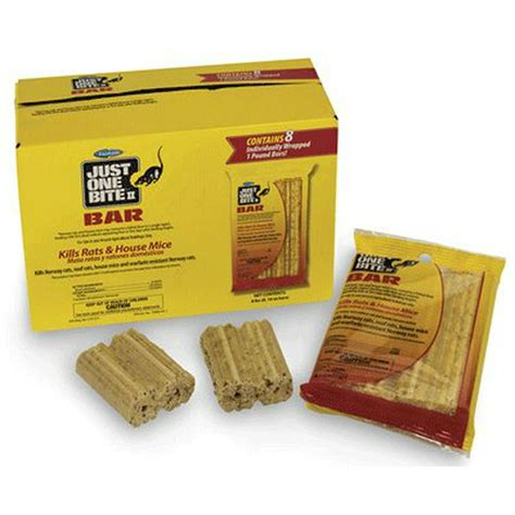 Just One Bite Rat And Mouse Bait 8 Barsbox