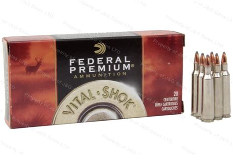 22 250 Rem Federal Premium 60gr Nosler Partition Vital Shok 20rd Box P22250g Jandg Sales