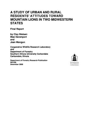 Fillable Online Forestry Umn A Study Of Urban And Rural Residents