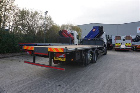 Tonne Man Tgs Flatbed With Pm Crane Truck For Sale Bf Zrg