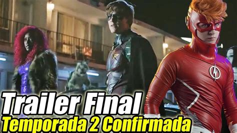 Titans Final Trailer Sub Español Temporada 2 Confirmada Y Primeras