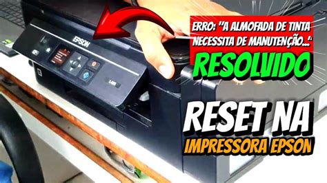 Reset da impressora Epson L395 ou L495 de forma fácil A ALMOFADA DE