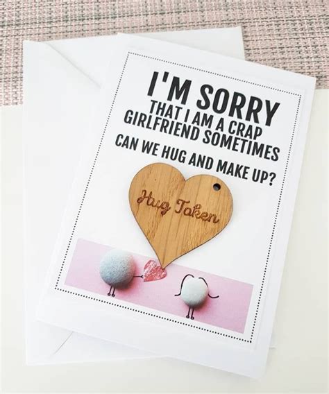 Sorry Gift Boyfriend Sorry Card I Am Sorry Apology Gift Etsy Sorry