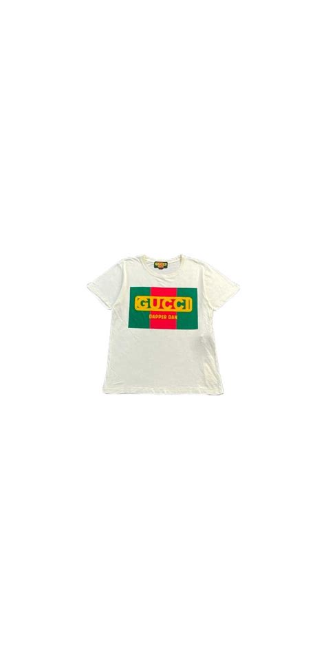 Gucci Gucci Red And Green Striped Logo Short Sleeves Gem