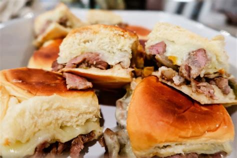 philly cheese steak sliders - The Southerly Magnolia