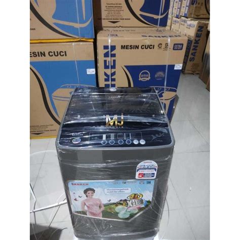 Jual Mesin Cuci 1 Tabung Sanken Aws 866 Top Loading 7 Kg Aws866