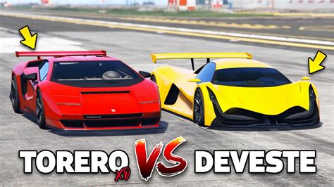 GTA 5 Online TORERO XO VS DEVESTE EIGHT WHICH IS FASTEST YouTube