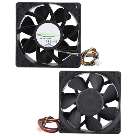 Qiilu Ventilateur de refroidissement 12V DC 12CM PWM Contrôle de