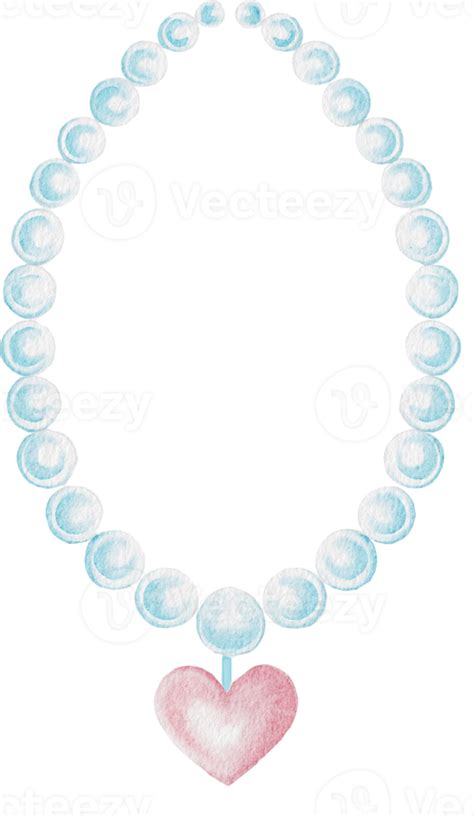 Watercolor Necklace Little Princess 16548236 Png