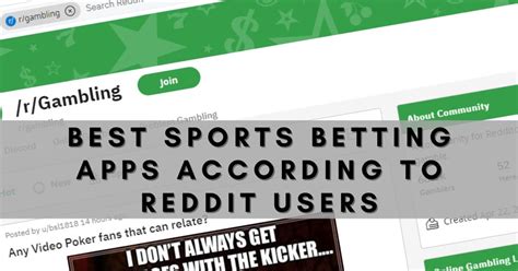 5 Best Sports Betting Apps Recommended By Reddit Users