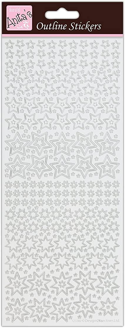 Star Outline Office Branding Craft Stash Sparkling Stars Christmas