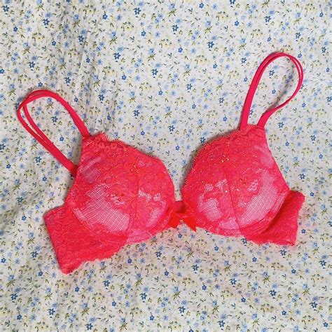 Hot Pink Victorias Secret Push Up Bra With Depop