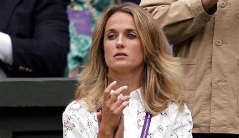 Andy Murray's Wife Kim Gets Dainty in Lace Top at Wimbledon Day 2