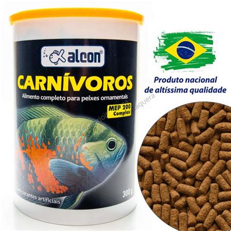 Alimento Para Peixes Alcon Carnivoros G Outros Pets Magazine Luiza