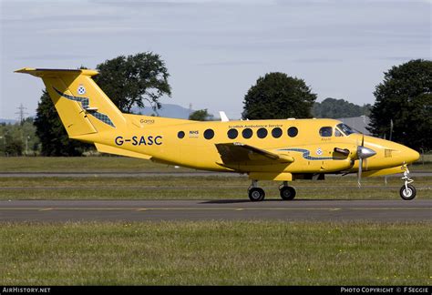 Aircraft Photo Of G Sasc Raytheon B C King Air Scottish Ambulance