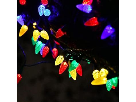 Solar Christmas Lights Outdoor,50LED