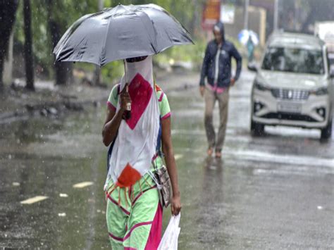 Light Rainfall In Delhi Brings Respite From Scorching Heat India