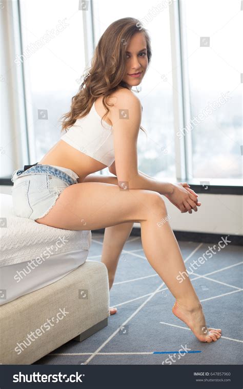 Sexy Girl Beautiful Woman Lingerie Posing Stock Photo Shutterstock