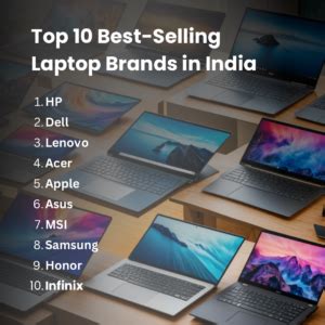 Top Best Selling Laptop Brands In India Top Ten