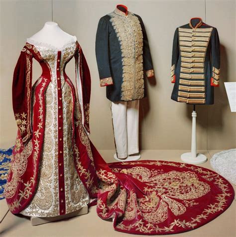 Red Russian Court Dress Dress Of Empress Maria Fyodorovna Court Attire