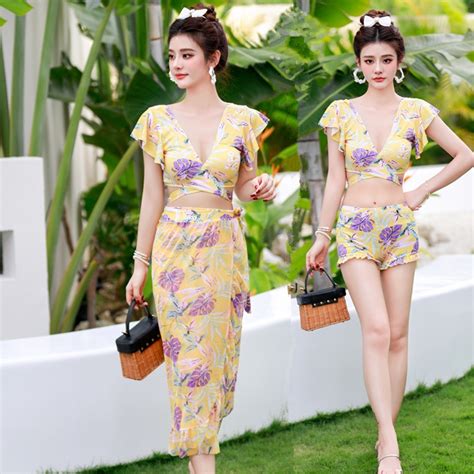 Bikini Sexy Bikini Split Three Piece Set Influencer Hot Selling