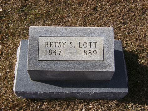 Elizabeth Ann Betsy Smith Lott Find A Grave Memorial