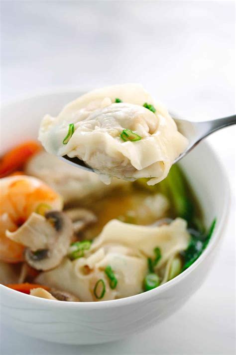 Easy Homemade Wonton Soup Recipe Jessica Gavin