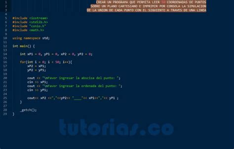 Ciclo For Visual C Union De Puntos Sobre El Plano Cartesiano