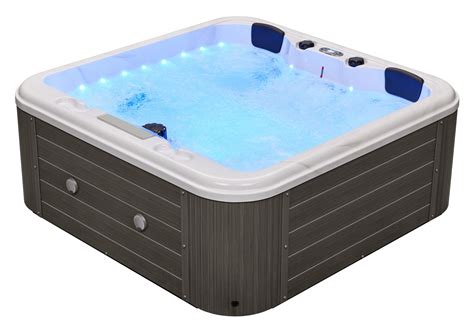 Luxury Spas Volt Person Social Person Jet Acrylic Square Hot Tub With Ozonator In