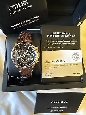 Citizen At E Perpetual Atomic Chrono Pcat Limited Edition Ebay