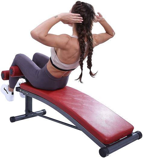 Finer Form Sit Up Bench With Reverse Crunch Handle For Ab Bench