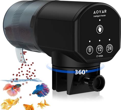 Amazon Automatic Fish Feeder Dispenser For Aquarium Ml Large