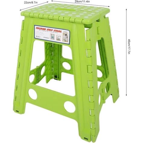 Escabeau Pliable Tabouret Pliant En Plastique Portable Living Plastic