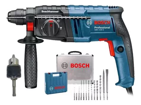 Rotomartillo Bosch Sds Plus Cincelador Gbh 2 20 Jgo Brocas Envío gratis