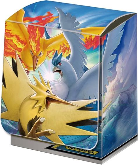 File Moltres Zapdos Articuno Tag Team GX Deck Case Bulbagarden