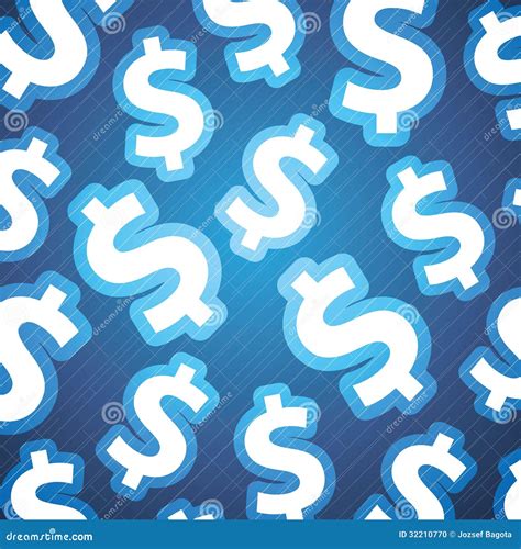 Dollar Signs Background Stock Vector Illustration Of Cash 32210770