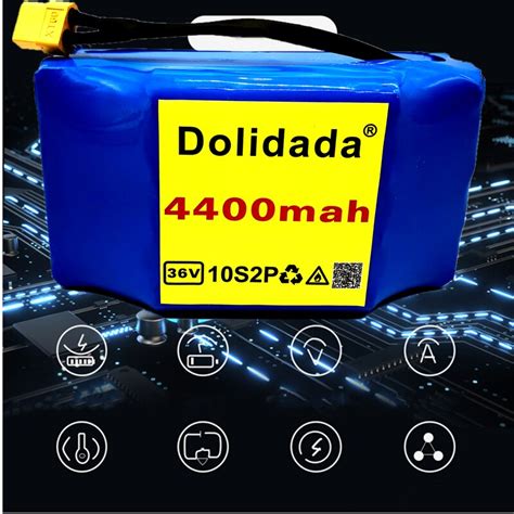 100 Neue Original 36v 44 Ah Lithium Batterie 10s Grandado