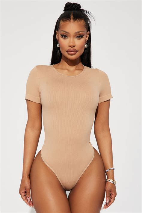 Kennedy Seamless Bodysuit Taupe Fashion Nova Bodysuits Fashion Nova