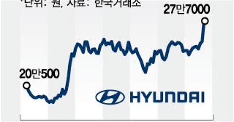 개미는 손절 외인·기관 쓸어담았다현대차 50년 만에 최고가