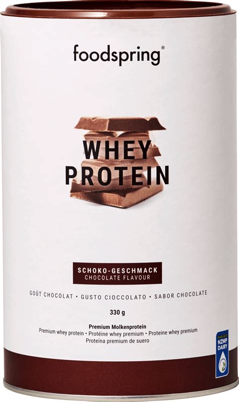 Foodspring Whey Proteinpulver Schoko Geschmack G Dauerhaft