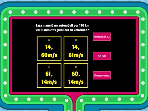 Creacion Fisica Gameshow Quiz