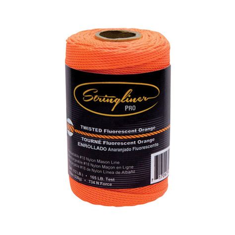 Stringliner Mason S Line Oz Orange Twisted Ft